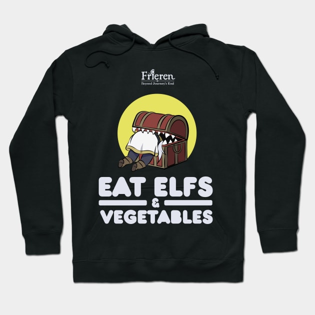 FRIEREN: BEYOND JOURNEY¨S END: EAT ELFS & VEGETABLES Hoodie by FunGangStore